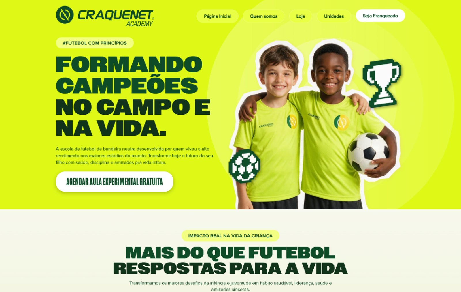 CraqueNet - Rebranding e Website